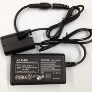 ACK-E6 full decoding for Canon EOS 5D4 7D2 60Da 80D R5 R6 external power adapter three piece set