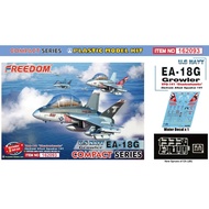 Freedom EA-18G Growler VAQ-141 kit New Plastic Model Aircraft Not Yet Assembled Glue Paint