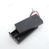 2AA 2XAA 3V Black Battery Storage Case Box Holder Connector ON/OFF Switch With Lead Wire  22MY2