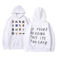 Hot Cool Cotton Hoodie Rapper Drake Music Album Double-sided Printing Cotton Long Sleeves Hoodie M-3