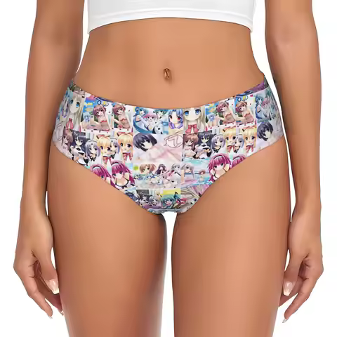 Women T-To L-Love R-Ru Panties Breathable Anime Briefs Underwear