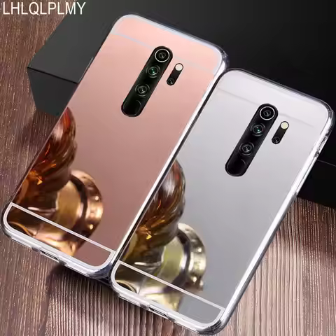 Makeup Mirror Bling Soft Silicone Case For Xiaomi Redmi Note 9 14 Pro Plus 5G 14C 14S 9S 9T A3 A3X C