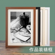 Ceyue Wooden Photo Frame Wall Hanging a3A4 Paper Picture Frame 4k8K Watercolor Sketch Oil Painting O