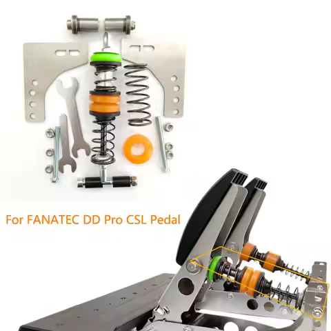 Simulated Racing Game Modification Pedal Brake Clutch Throttle Hydraulic Spring Damper Mod Kit For F
