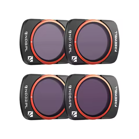 Freewell 4 Pcs Magnetic ND/PL Filter for DJI Osmo Pocket 4 / Pocket 3 and Xtra Muse Camera Lens Filt