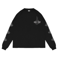 Queenbeer - T-shirt Longsleeve Larry Black