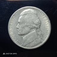 Koin Amerika 5 Cent Tahun 1971 D Liberty - FC02