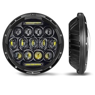 LED Headlight High Low Beam DRL 3 Lighting Modes EMC Anti-Flicker IP67 Waterproof Plug and Play for 