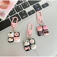GANTUNGAN Cute Keychain SANRIO QUADRUPLE CHESS Edition Keychain Cute Resin Craftycharm