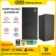 Sharp Kulkas 1 Pintu Polos SJ-N182D High Series Lemari Es Garansi Resmi 5 tahun Kapasitas 166 Liter 