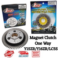 Y15ZR Y16ZR FZ150I LC135 5S IKK RACING MAGNET CLUTCH ONE WAY WITH GEAR IKK RACING