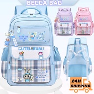 (In stock)Labubu backpack primary school bag girls backpack school bag for kids ergonomic school bag