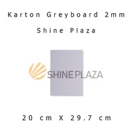 2mm A4 Greyboard Cardboard - 2mm Gray Board - Mockup Material