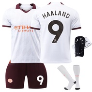 2025 2324 Manchester City Away Football Jersey No. 9 Haaland Jersey 17 De Bruyne 10 Glish 47 Foden S