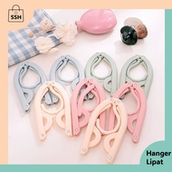GANTUNGAN Foldable Clothes Hanger Magic Portable Travel Foldable Hanger Foldable Hanger for Travel C