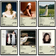 A Set Of 6 Laufey Poster Unframed Music Album Cover Signed Limited Edition Posters Canvas Art Poster