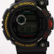 卡西歐 G-SHOCK Frogman GW200Z1JF 男士數位手錶，黑色樹脂/鈦金屬錶殼