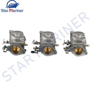 688-14301-08 Carburetor Assy (3PCS) For Yamaha Outboard Motor 2T 50HP 75HP 85HP 688-14301 68814301 B