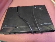 湛黑美型Philips飛利浦BDP1300/96 1300藍光DVD播放器 故障590 良機1390 附遙控1590浴