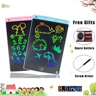 [Free Spare Battery Provided] 8.5 inch LCD Writing Tablet Kids Drawing Pad Writing Pad Early Learning Toy For Kids boys girls Colorful Screen And Single Color