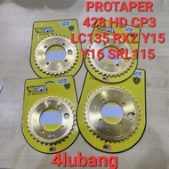 PROTAPER 428 CP3 HD LC135 Y125 Y15 Y16 RXZ SRL115 SPROCKET RANTAI SPOKET 4 LUBANG