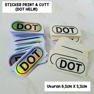 DOT printing sticker