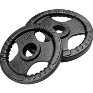 Cast iron dumbbells 2kg / 1 piece, solid cast iron dumbbells