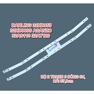 DARLING TIVI LED BAR 32HD955 32HD960S ASANZO 32AS110 32AT120 NEW 100% BRAND, SET OF 2 6V 6-BALL BARS