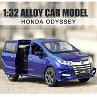 1:32 HONDA ODYSSEY Car Models Alloy Diecast Toy Vehicle Doors Openable Auto Truck