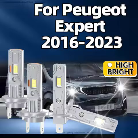 2/4Pcs Car LED Headlight H7 H1 Auto Lamp 50000LM 6000K Light Bulbs For Peugeot Expert 2016 2017 2018