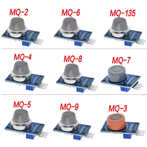 MQ-2 MQ-3 MQ-4 MQ-5 MQ-6 MQ-7 MQ-8 MQ-9 MQ-135 Detection Smoke methane liquefied Gas Sensor Module f