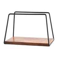 BNTECH Coffee Dripper Filter Stand Station Wood Bottom for Coffee Enthusiasts