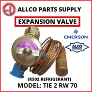 EXPANSION VALVE TIE 2 RW 70 EMERSON/ALCO CONTROLS R502 GAS TYPE (STOCKS CLEARANCE) | ALLCO PARTS SUP