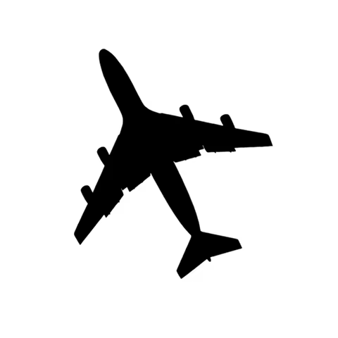 Aviation Vinyl Car Stickers Waterproof for SUV Motorcycle - Sky Plane Design Auto Body Window Decor 