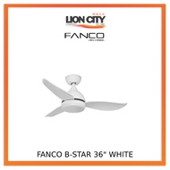 Fanco B-Star 36"/46"/52" (3 Blade) DC Ceiling Fan