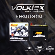 Century Continental NS60L NS60LS Car Battery Bateri NS60L 60B24LS Bateri Waja Kereta Wira Vios Altis