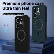 Light Luxury Anti-Fall Phone Case for Infinix Hot 40i/ Smart 8 Portable PU Leather 3D Texture Suppor