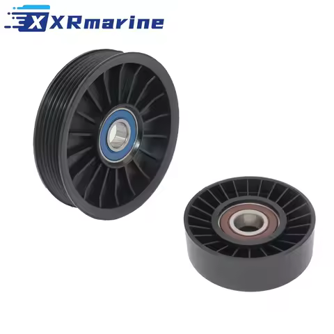 For Mercruiser V6 V8 Serpentine belt Idler PULLEY set 4.3 5.0 5.7 6.2 L MPI pulleys 864625T, 8M65000