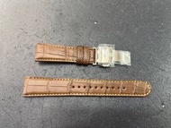 旺角門市全新 Grand Seiko GS 原廠皮帶連 蝴蝶扣 21mm GS 皮錶帶