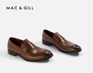 MAC&amp;GILL รองเท้าผู้ชายหนังแท้แบบ Penny loafer Business shoes in Leather