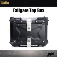 Top Box Aluminium Motorcycle 45L with Universal Base Plate Motorcycle Trunk Box Motorcycle Rear Stor