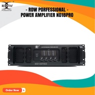 Power Amplifier Nd18Pro / Nd18 Pro Rdw Profesional