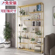 Ads-00293全新包郵 可訂製尺寸 北歐工業風屏風櫃 書架 儲物展示架 落地辦公室阻斷櫃 客廳櫃 多層收納架 書櫃 置物架 辦公室資料櫃 Screen cabinet # Display rack