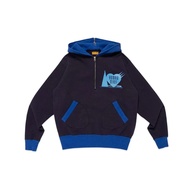 HUMAN MADE Half-Zip Hoodie Navy Unused