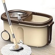 Mop/Flat Floor Mop Household Magic Spin Mop Bucket Kitchen Bathroom Cleaning Tools Double Drive Hand Pressure Rotating Mop Cleaning Mop and Bucket Set Floor Cleaning System Better life