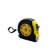 魯班拉尺7.5米長卷尺，25毫米闊鲁班尺子風水尺陰陽尺三行木工建築裝潢裝修家用測量高精度鋼卷尺盒子尺伸縮內卷幸運數字招財吸財增運量度師傳工程師尺中國智慧(V-MEASURE-750CM-25MM)