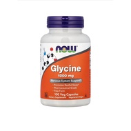 Now Glycine 1000mg 100’s Vegecaps