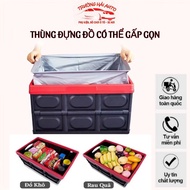 Car Storage Box - Foldable Car Storage Box with 55 Liter Capacity for Car Back Trunk
