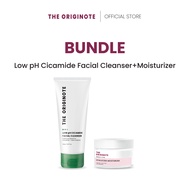 [แพ็คคู่] The Originote Low pH Cicamide Facial Cleanser + Moisturizer -โฟมล้างหน้าซิคาไมด์ + มอยซ์เจ