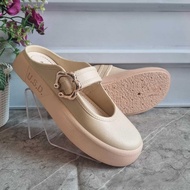 Rumahkaki - Sepatu Sandal Mules Wanita Porto USD Sendal Slop Fuji Jelly Gesper Fashion Korea